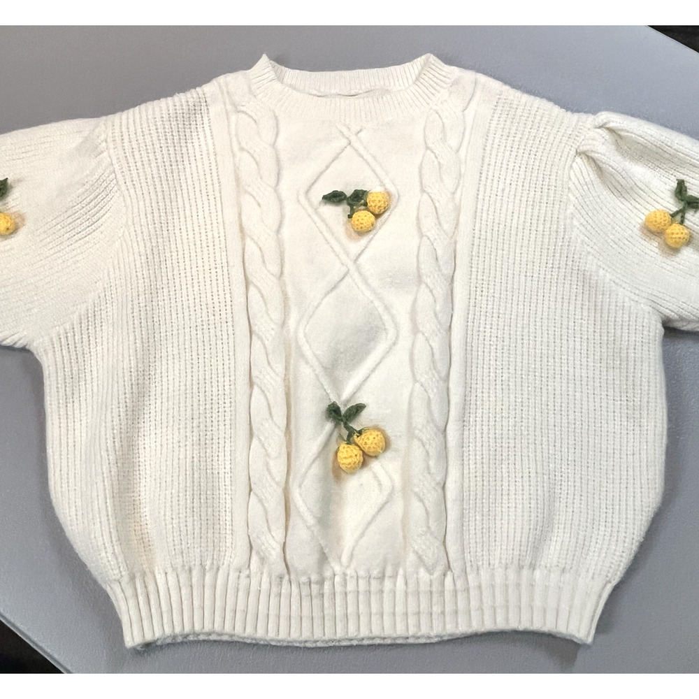 Greenwich V Wool Blend Coquette Preppy Cardigan Sweater Old Money Cherries